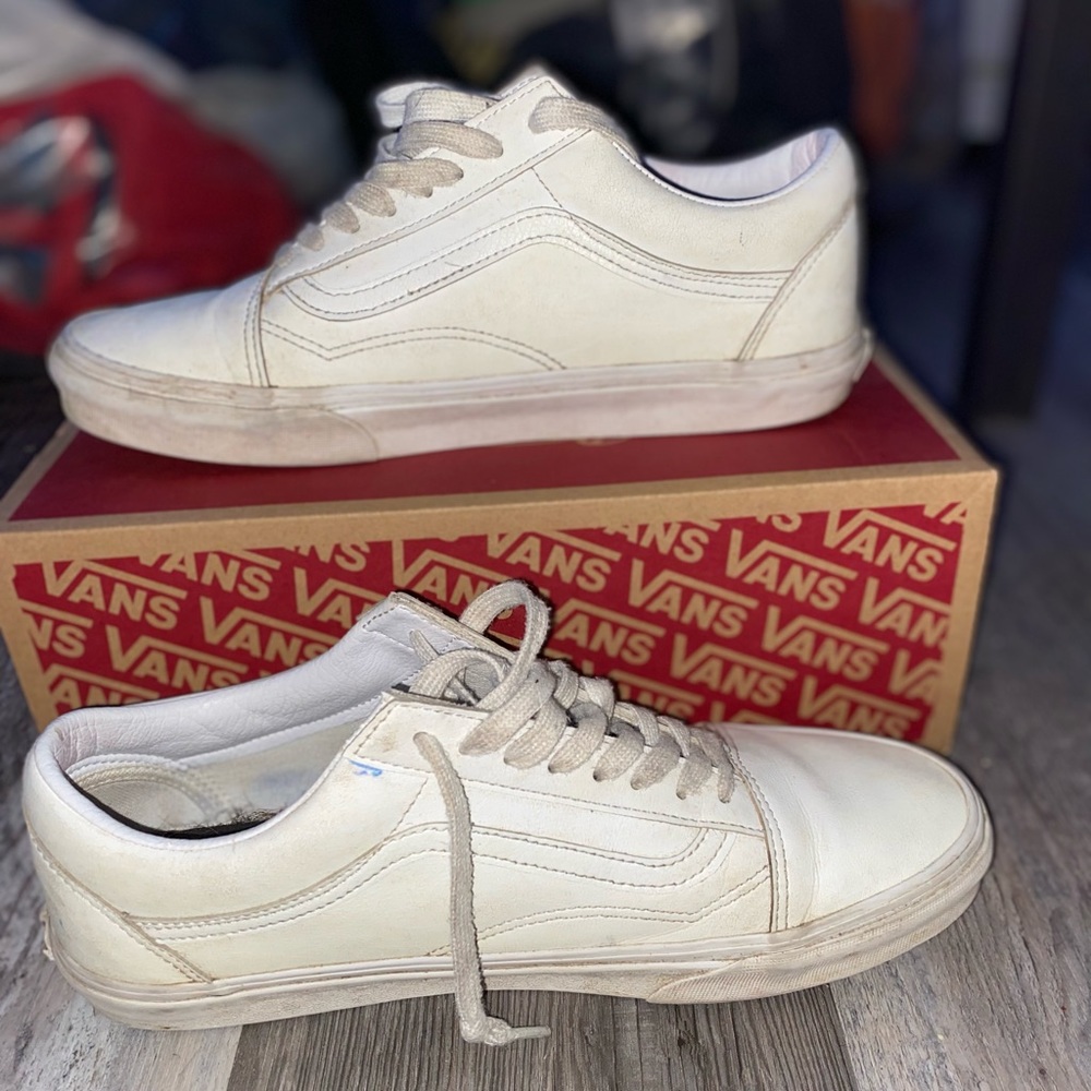 Vans Men’s US 10.5 Old Skool White
